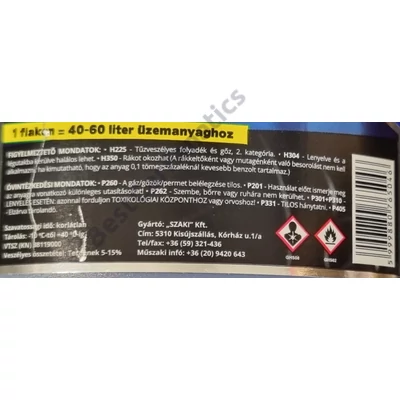 SPURI JG-2 kék benzin - dízel üzemanyag adalék 125 ml