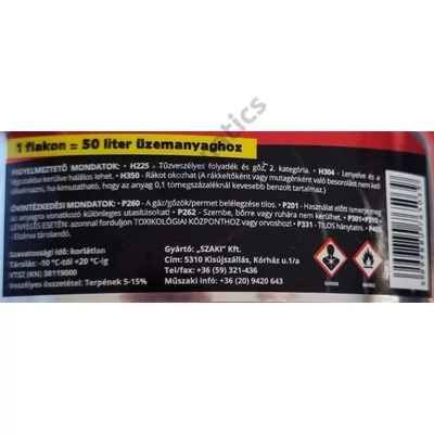 SPURI piros - rózsaszín benzin - dízel üzemanyag adalék 125 ml