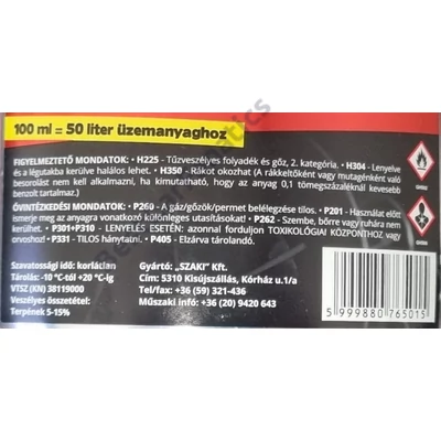 SPURI piros - rózsaszín benzin - dízel üzemanyag adalék 500 ml