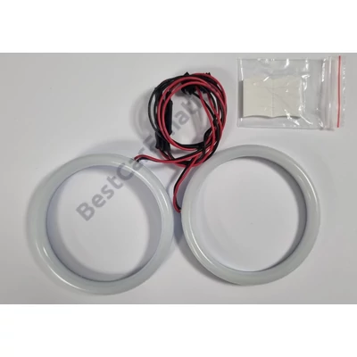 Univerzális 110mm 240SMD LED OPAL fehér angel eye szett