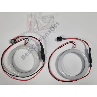 Univerzális 80mm 240SMD LED OPAL fehér angel eye szett
