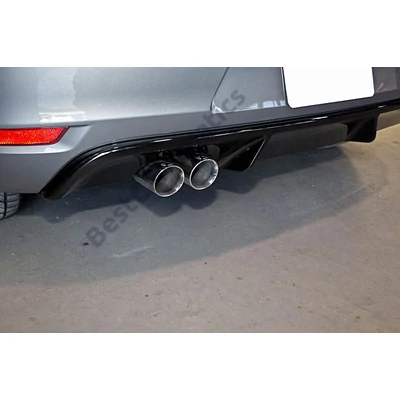 VW Golf VI GTD hátsó lökhárító utángyártott műanyag diffúzor GTI stílusban