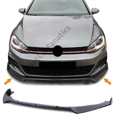 VW Volkswagen Golf VII GTI Limousine 2012-2021 lakkozott fekete ABS műanyag koptató lippe