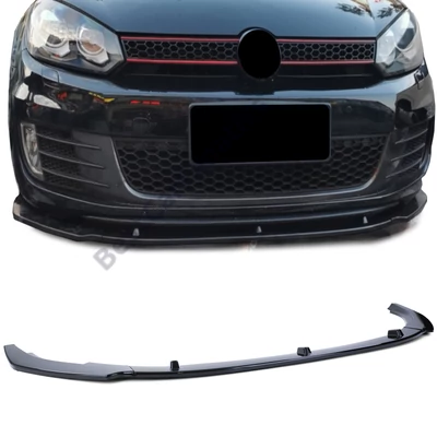 VW Volkswagen Golf VI GTI 2008-2012 lakkozott fekete ABS műanyag koptató lippe