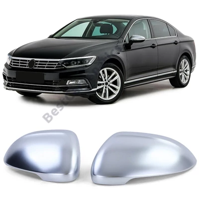 VW Volkswagen Passat B8 matt alumínium külső visszapillantó tükörborítás