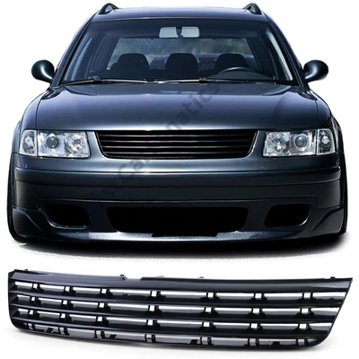 VW Volkswagen Passat B5 3B 1996-2000 fényezetlen fekete hűtőrács