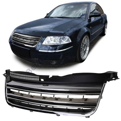 VW Volkswagen Passat B5.5 3BG 2000-2005 króm - fekete R36 stílusú hűtőrács