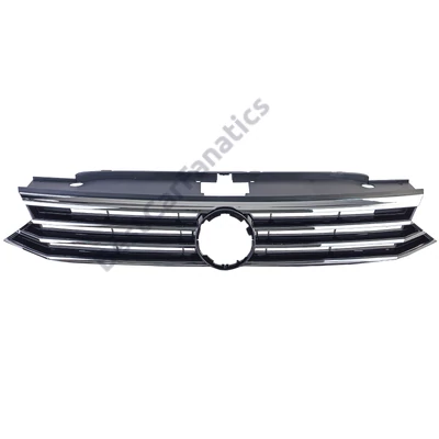VW Volkswagen Passat B8 3G 2014-2019 fekete - króm hűtőrács