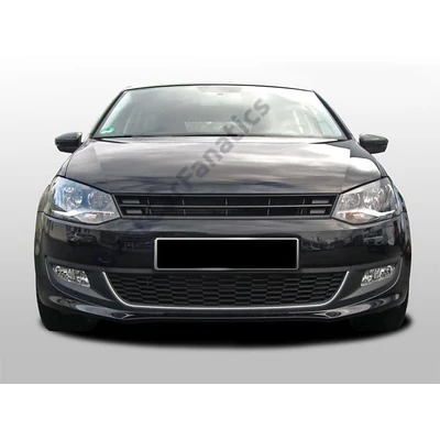 VW Volkswagen Polo V 6R 6C 2009-2017 fényes fekete embléma mentes hűtőrács