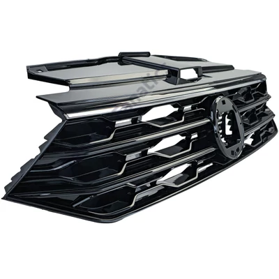 VW Volkswagen T-ROC 2017-2021 lakk fekete - 1 króm hűtőrács