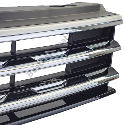 VW Volkswagen Tiguan II 2016-2020 lakkozott fekete - króm hűtőrács