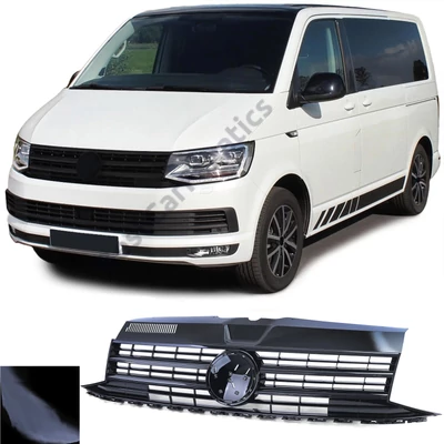 VW Volkswagen Transporter T6 2015-2019 lakkozott fekete hűtőrács