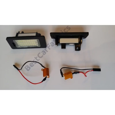 Skoda Octavia III 5E Superb 3T Yeti RAPID Fabia fehér SMD LED rendszámtábla világítás