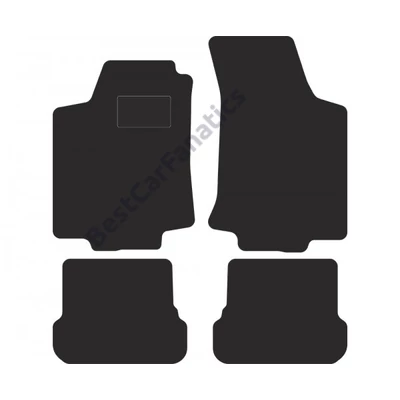 VW Volkswagen Golf III 1997-1998 prémium fekete velúrszőnyeg szett