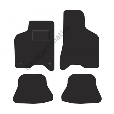 VW Volkswagen Lupo 1998-2005 fekete körpatentos velúrszőnyeg szett