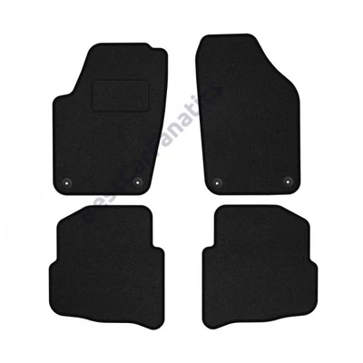 VW Volkswagen Polo IV 2002-2009 fekete körpatentos velúrszőnyeg szett