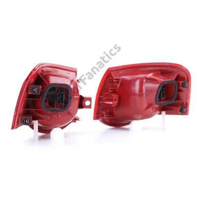 VW Passat 3C5 Variant piros fehér átlátszó búrás LED-es hátsó lámpa pár