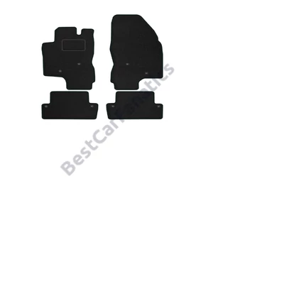 Volvo S60 I 2000-2010 fekete prémium velúrszőnyeg