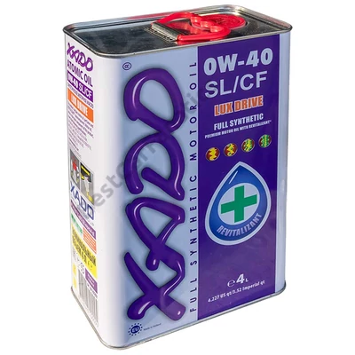 XADO 0W-40 SL/CF 4L kiszerelésű szintetikus motorolaj 20202