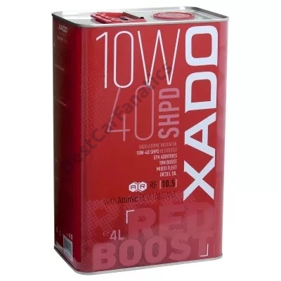 XADO 10W-40 SL/CI-4 SHPD RED BOOST 4L kiszerelésű félszintetikus motorolaj 26249