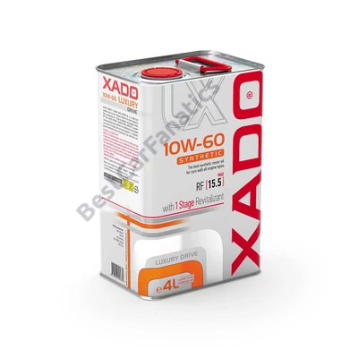 XADO Atomic 10W-60 SM/CF Luxury Drive 4L kiszerelésű szintetikus motorolaj 20276