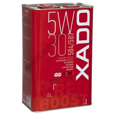 XADO Atomic 5W-30 504/507 RED BOOST 4L kiszerelésű szintetikus motorolaj 26296