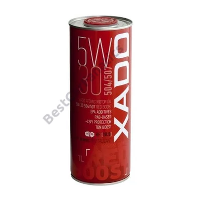 XADO Atomic 5W-30 504/507 RED BOOST 1L kiszerelésű szintetikus motorolaj 26196