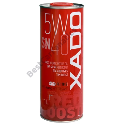 XADO 5W-40 SN RED BOOST 1L kiszerelésű szintetikus motorolaj 26169