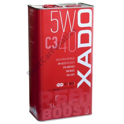 XADO Atomic 5W-40 C3 RED BOOST 4L kiszerelésű szintetikus motorolaj 26222