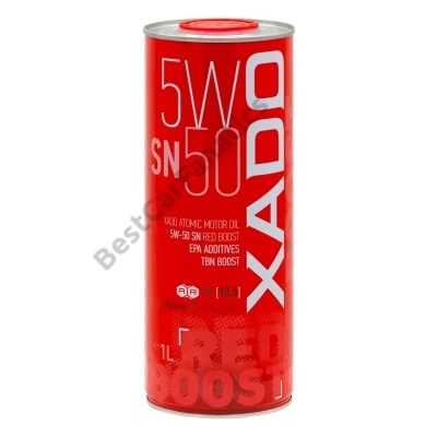 XADO 5W-50 SN RED BOOST 1L kiszerelésű szintetikus motorolaj 25193