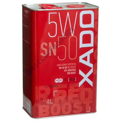 XADO 5W-50 SN RED BOOST 4L kiszerelésű szintetikus motorolaj 25293