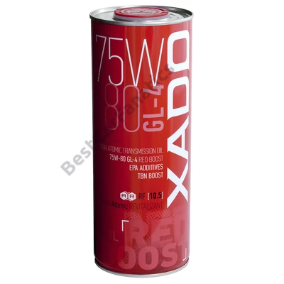 XADO 75W-80 GL4 RED BOOST 1L kiszerelésű szintetikus váltó - hajtómű olaj 26131