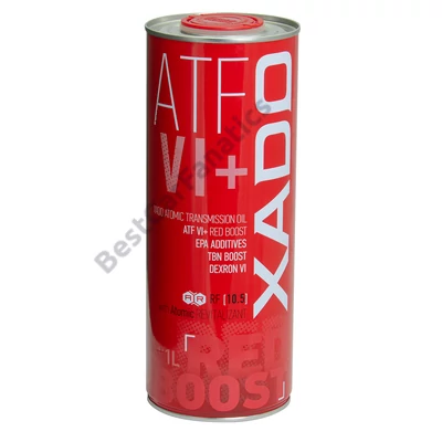 XADO ATF VI+ RED BOOST 1L kiszerelésű félszintetikus automata váltó és szervó olaj 26136