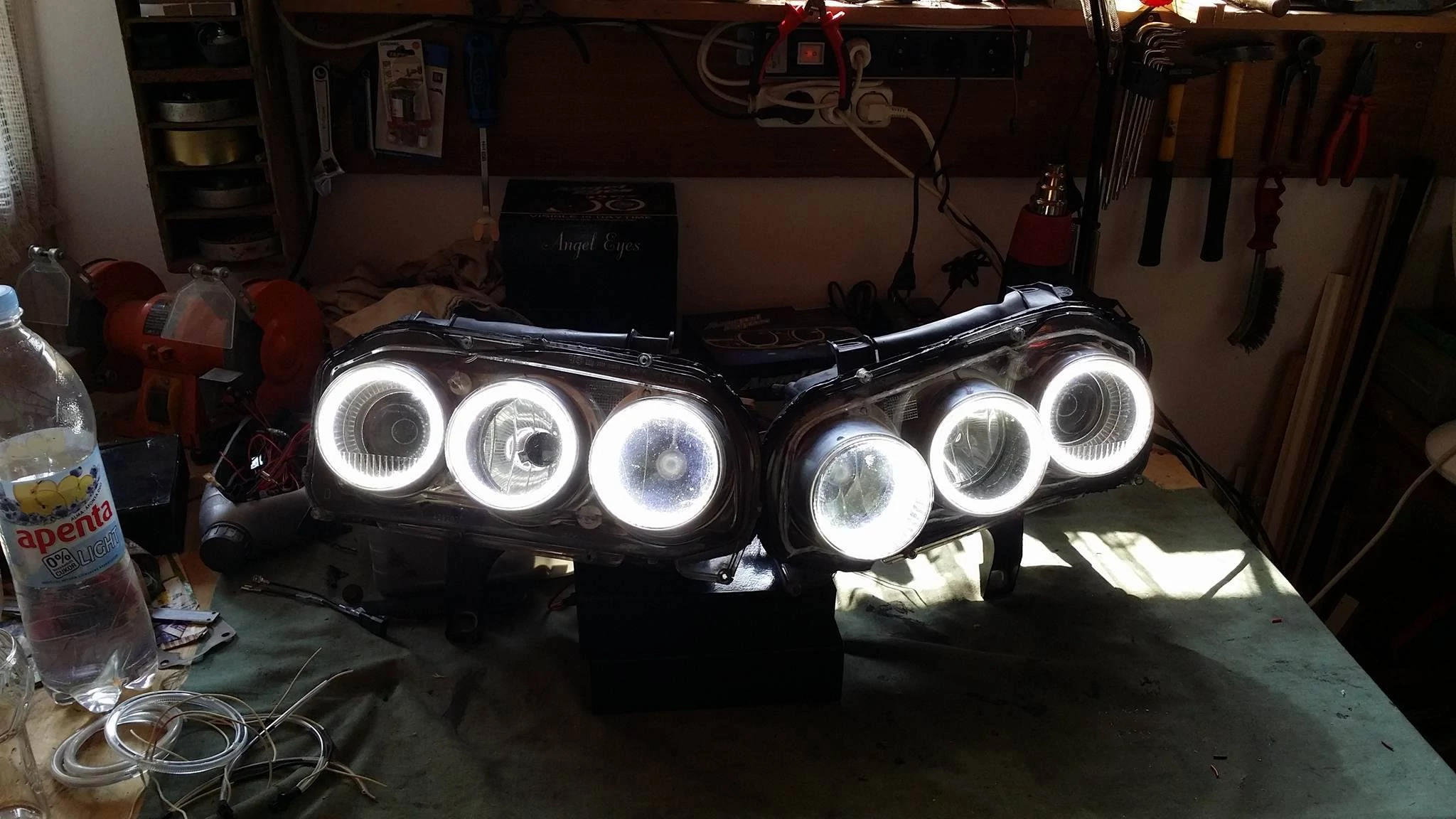 Alfa Romeo 159 390SMD OPAL LED 6000K fehér angel eye  szett