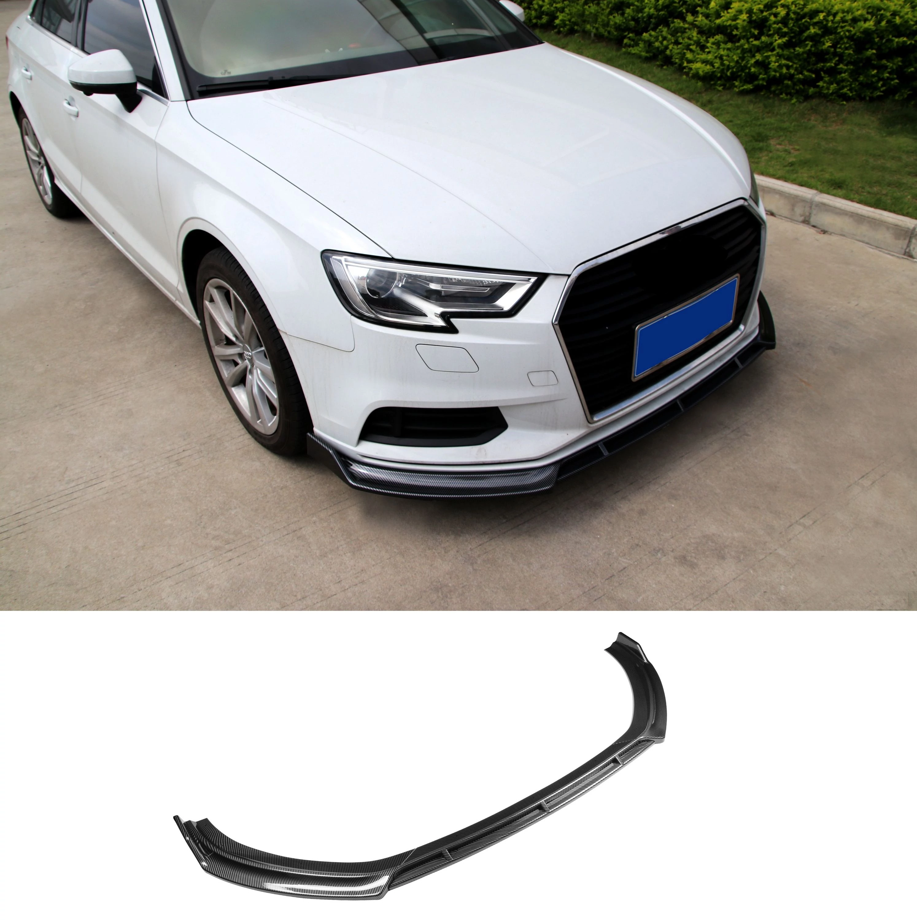 AUDI A3 8V 2017-2020 Carbon look koptató lippe