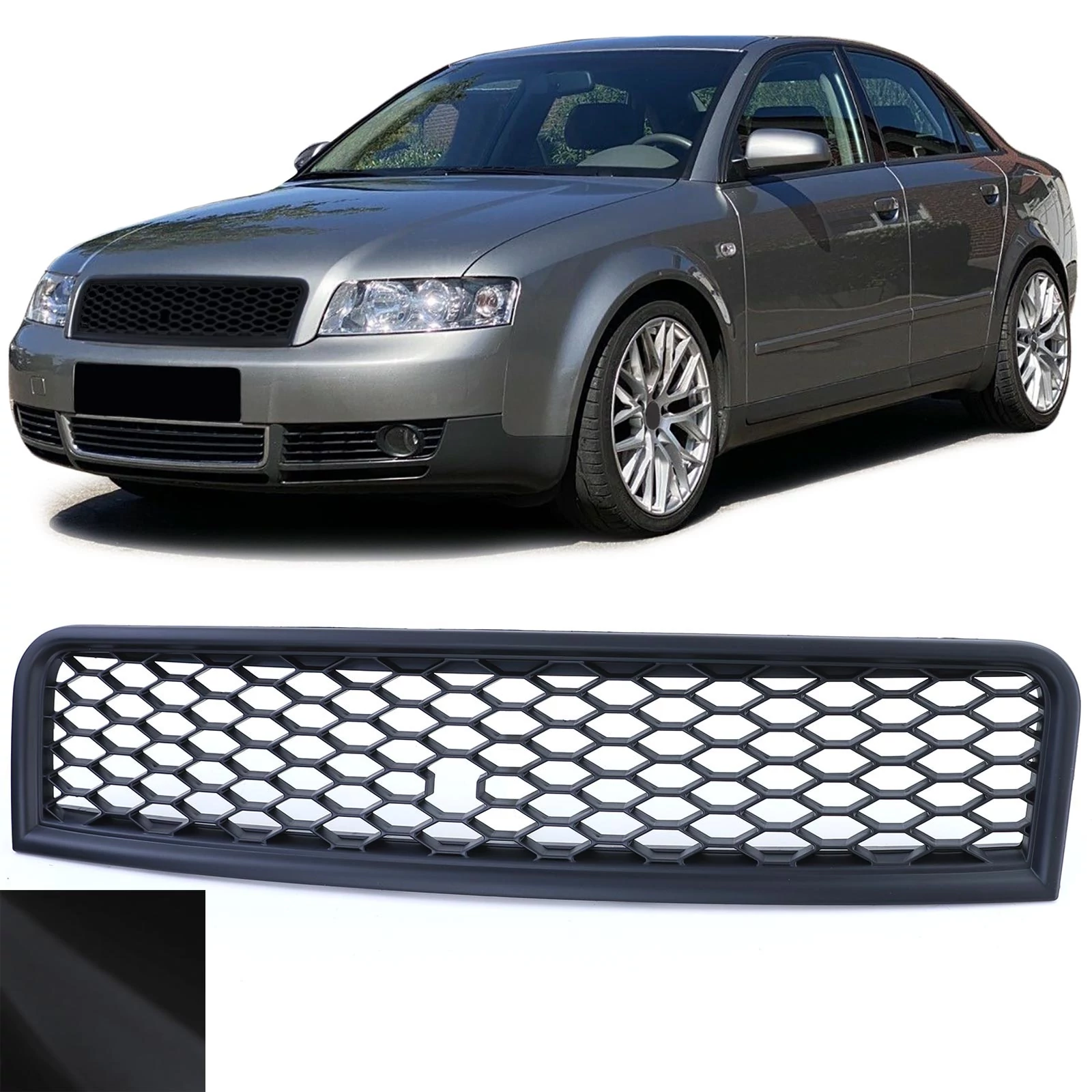 AUDI A4 B6 RS 2001-2005 matt fekete hűtőrács