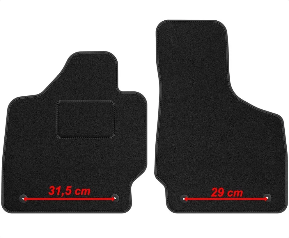 AUDI TT 8J 2006-2014 prémium fekete velúrszőnyeg szett piros fehér cérnás varrással