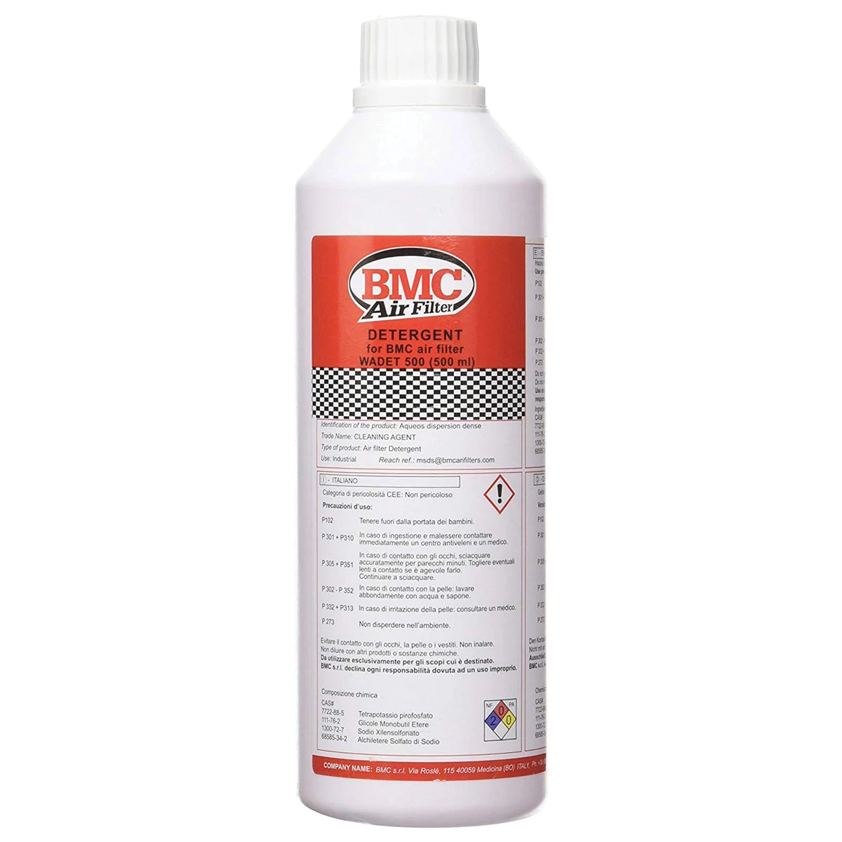 BMC sportlégszűrő tisztító folyadék 500ml kiszerelésű WADET500