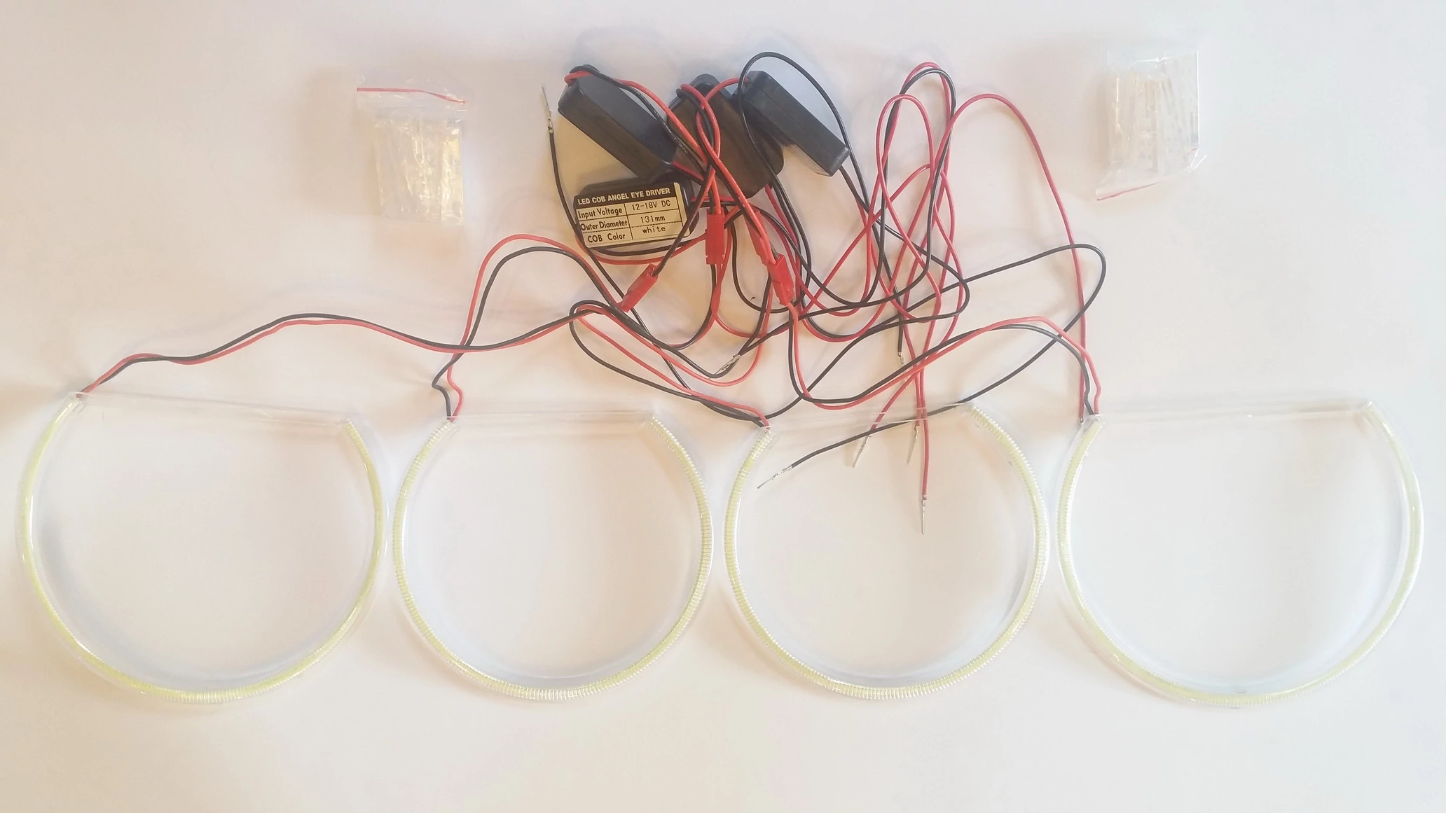 BMW E46 H7 halogén 105COB LED hidegfehér angel eye 