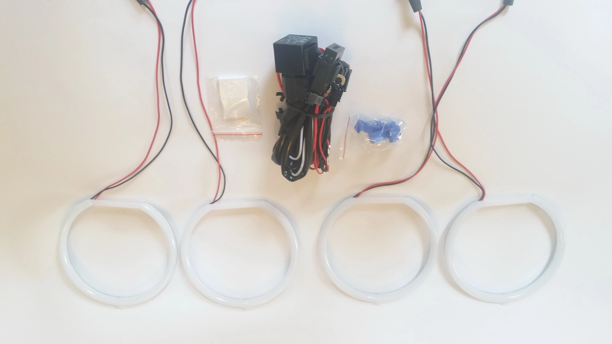 BMW E39 facelift 228SMD LED OPAL fehér angel eye