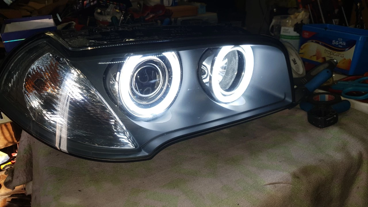 BMW 240SMD LED OPAL fehér angel eye E46 compact E83 X3