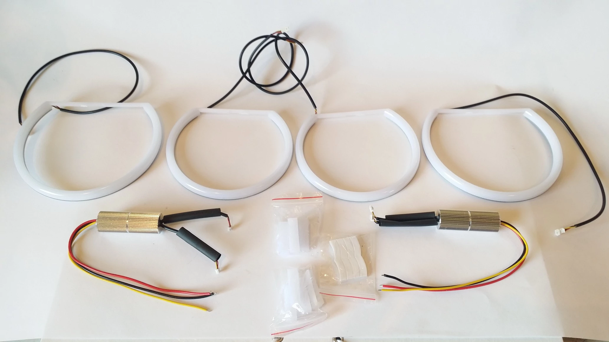 BMW E46 H7 halogén SMD LED OPAL bicolor indexes angel eye
