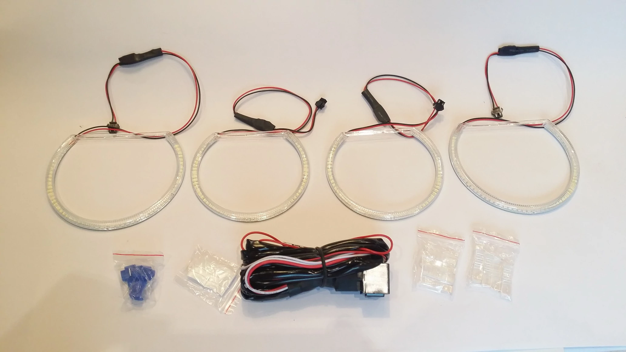 BMW E46 H7 halogén 240SMD LED 6000K fehér angel eye