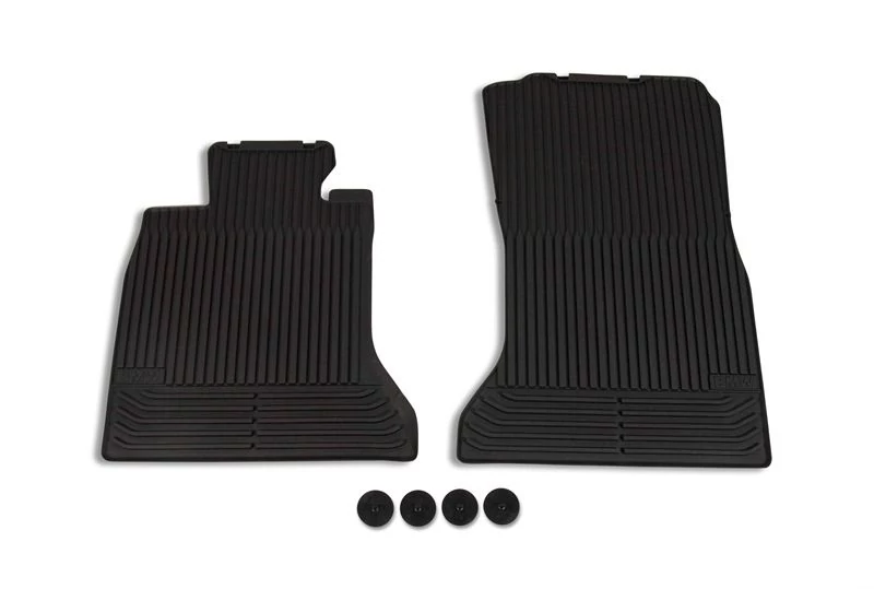 Gyári BMW F10 F11 Allweather tépőzáras fekete első gumiszőnyeg szett 51475B70A00 (51472153725)