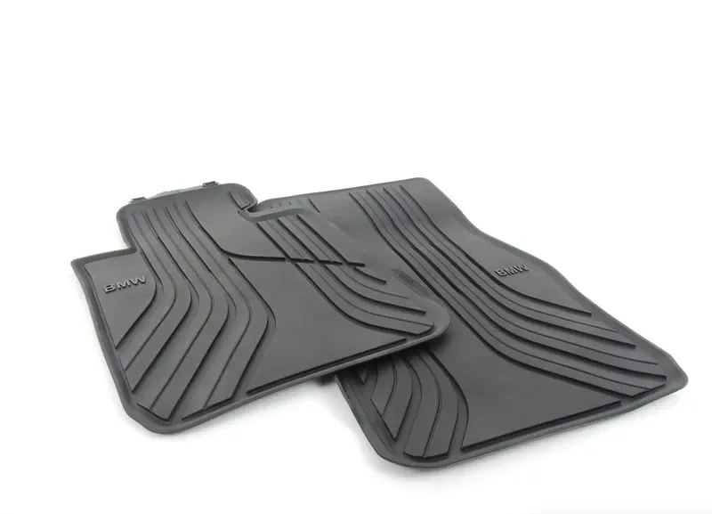 Gyári BMW F20 F21 F22 F23 F87 Allweather tépőzáras fekete első gumiszőnyeg szett 51472210208