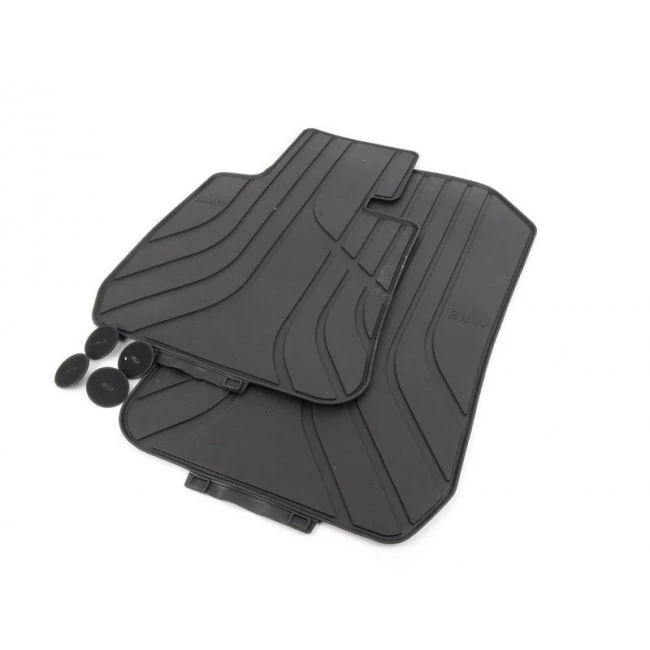 Gyári BMW E90 E91 E92 E93 Allweather tépőzáras fekete első gumiszőnyeg szett 51472311024