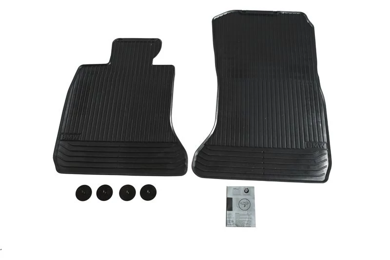 Gyári BMW F01 F02 Allweather tépőzáras fekete első gumiszőnyeg szett 51472409275