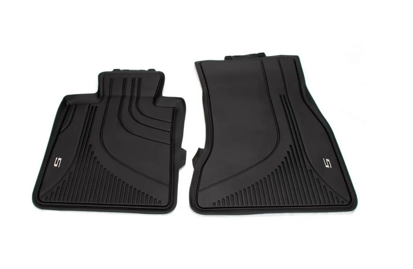 Gyári BMW G30 G31 Allweather tépőzáras fekete első gumiszőnyeg szett 51472473486
