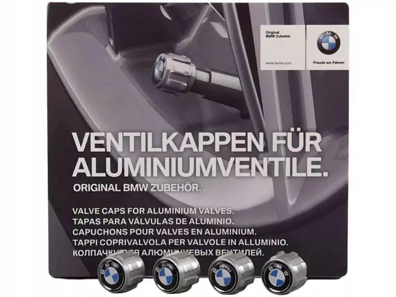 Gyári BMW alumínium szelepsapka készlet 36122447401