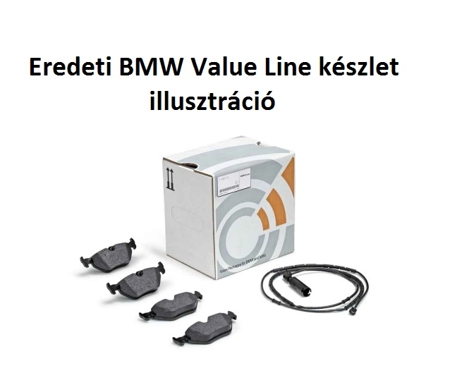 Gyári BMW E39 limousine Value Line hátsó fékbetét szett kopásjelzővel 34212157591